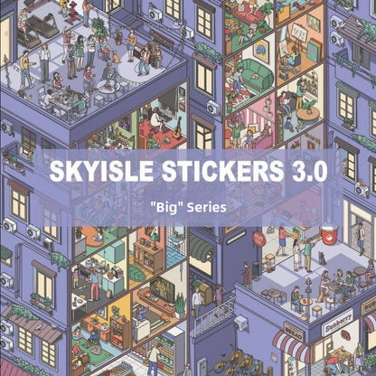 Sky Island 3.0 Scenery Stickers for Adults