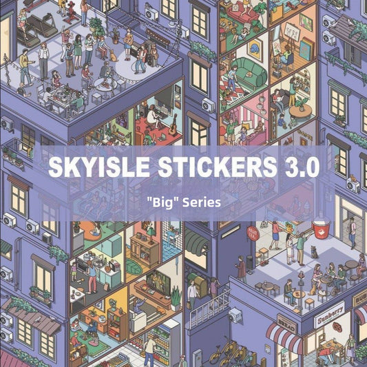 Sky Island 3.0 Scenery Stickers for Adults