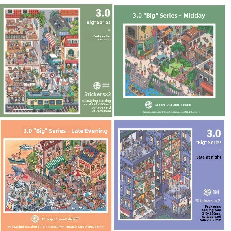 Sky Island 3.0 Scenery Stickers for Adults